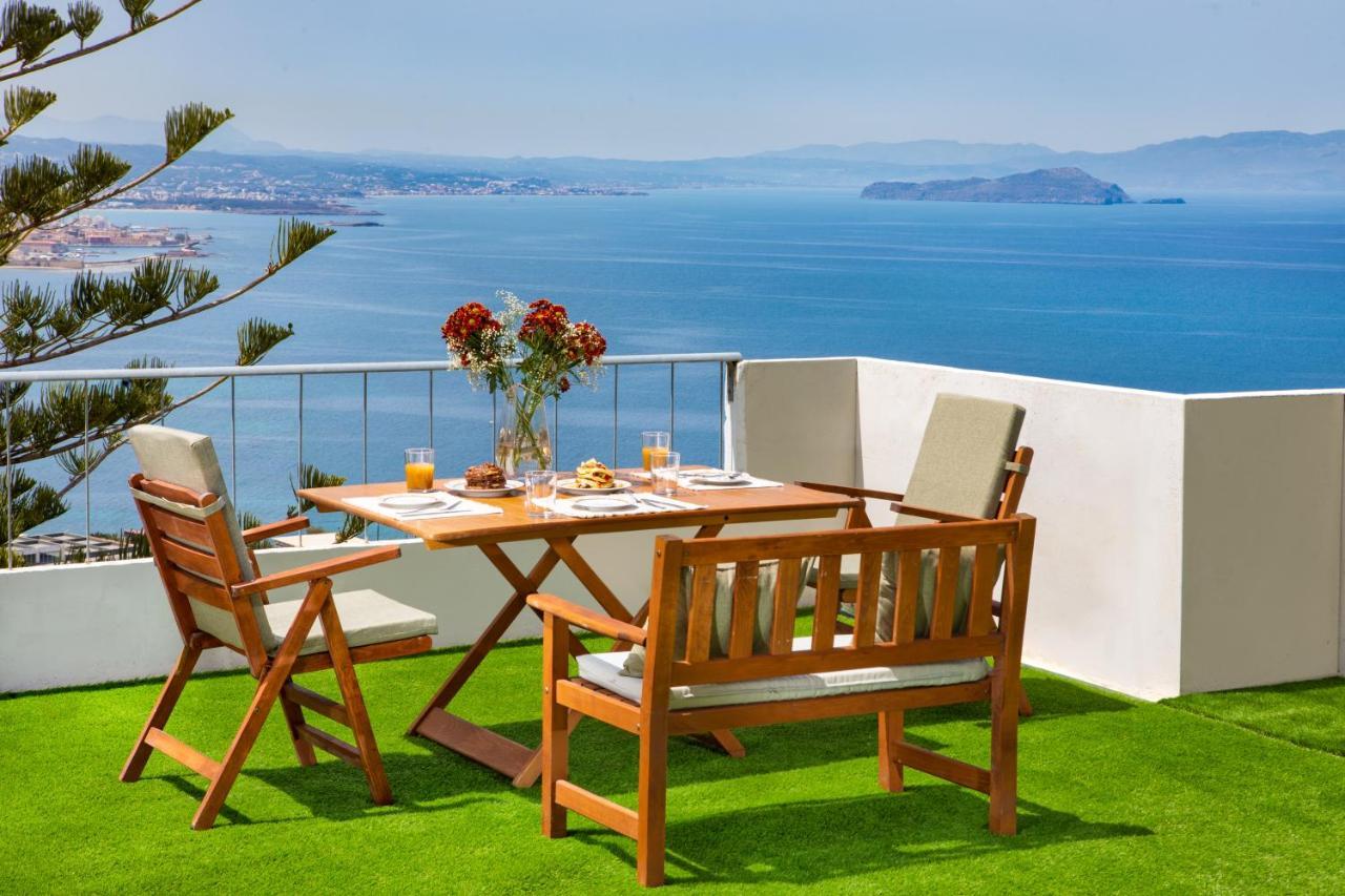 Sunset Home With Sea View La Canea Exterior foto